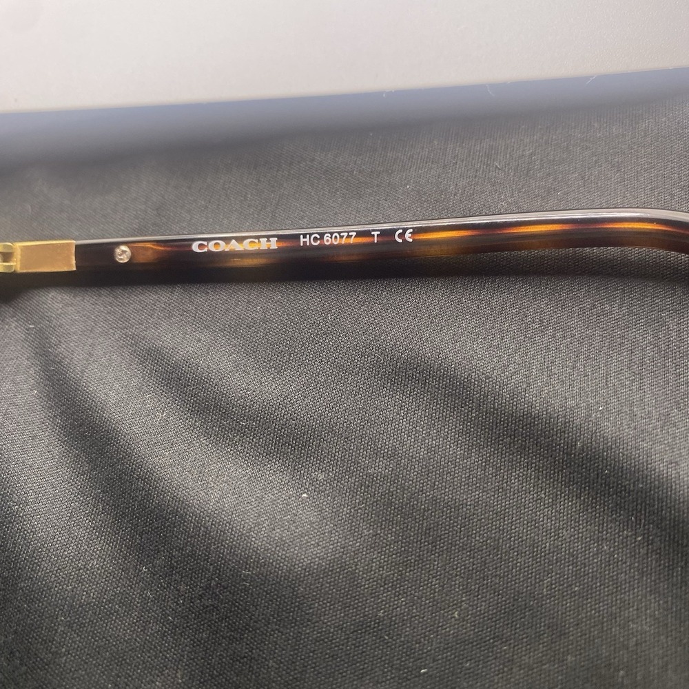 Coach Eyeglasses Women FRAME ONLY HC6077 Cat Eye 53-15-135 Dark Tortoise 802 - Picture 14 of 16